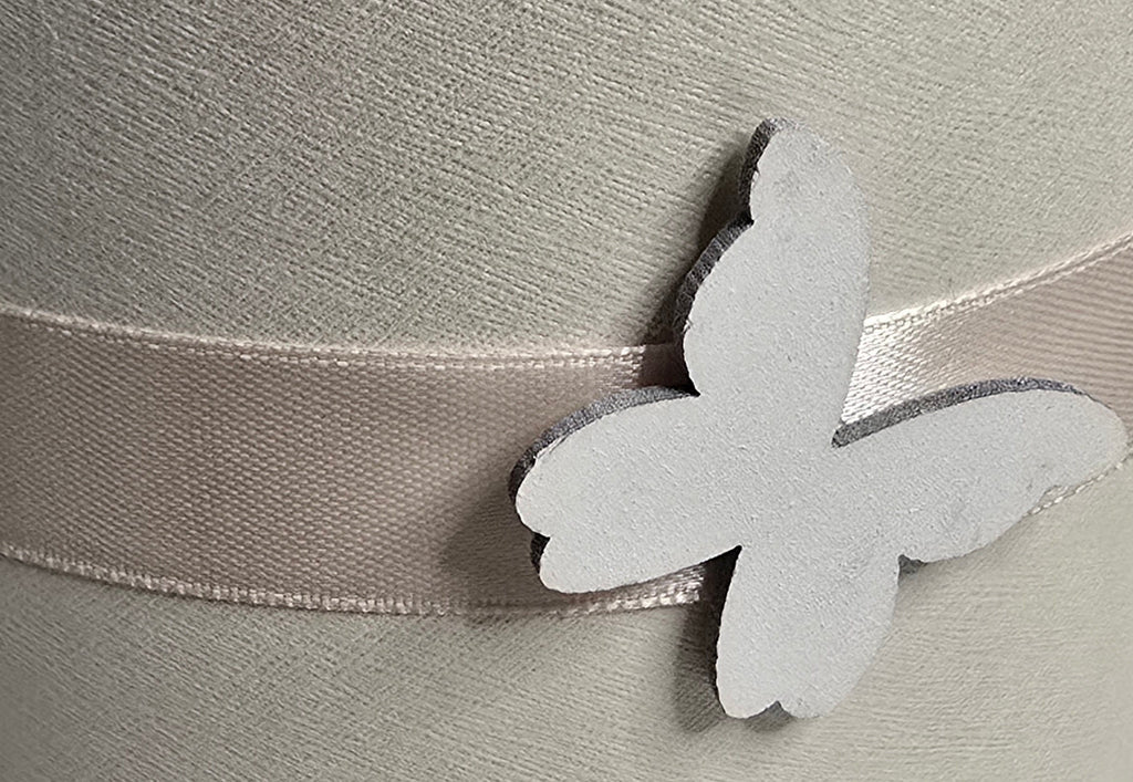 Petite boîte à chapeau Eugenie Champagne Rose