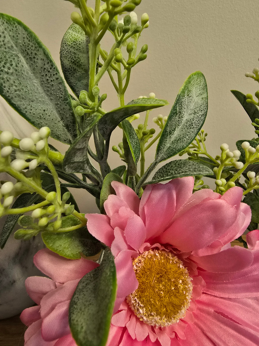 Pink Gerbera Vase Set – Clear Glass Zambia