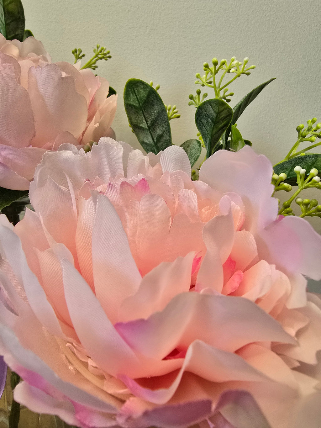Light Pink Peony Vase Set – Clear Glass Zambia