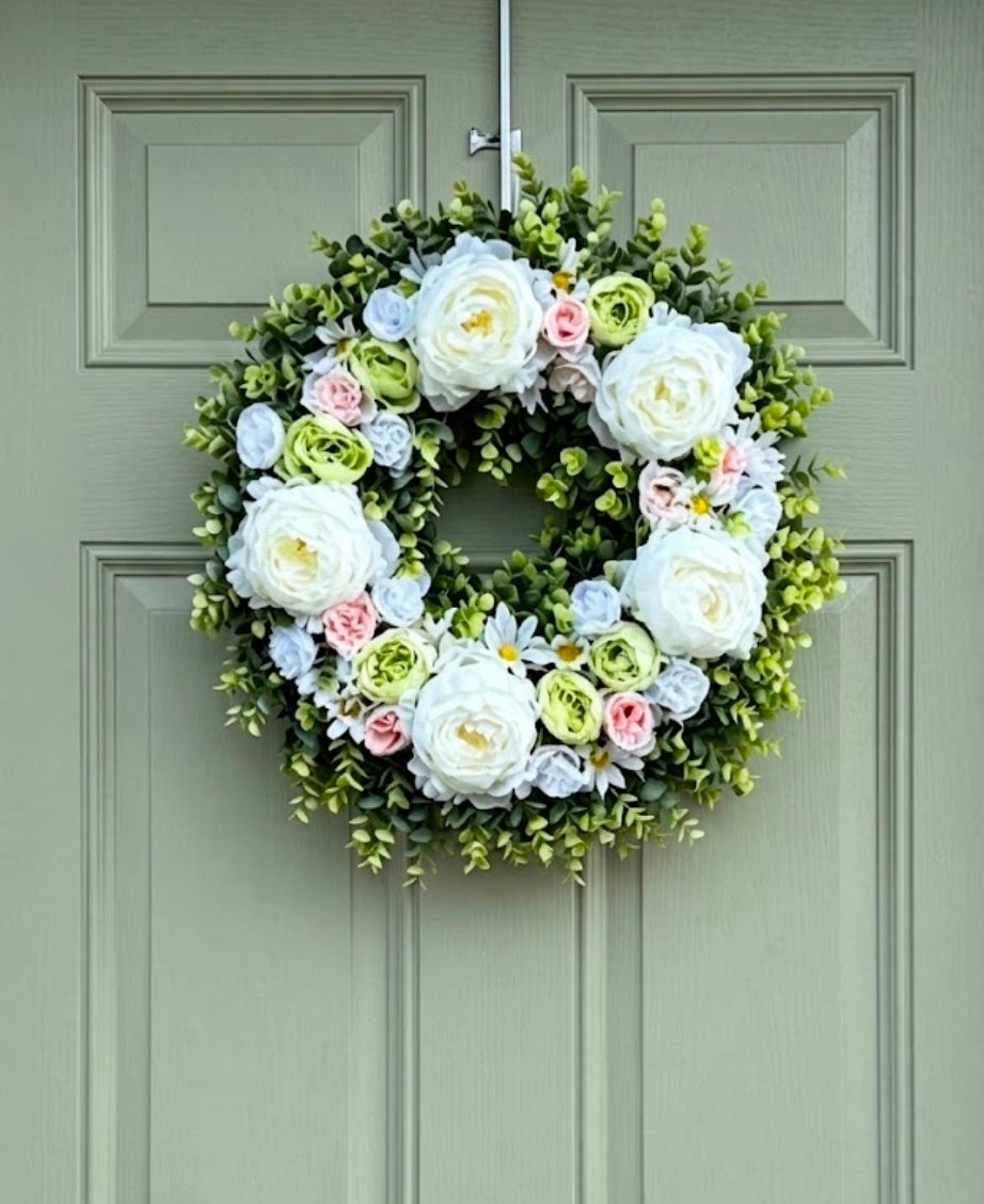 Peony Parade Wreath