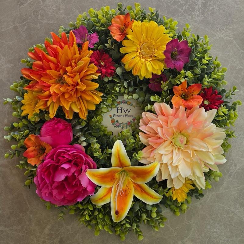Vibrant Summer Wreath