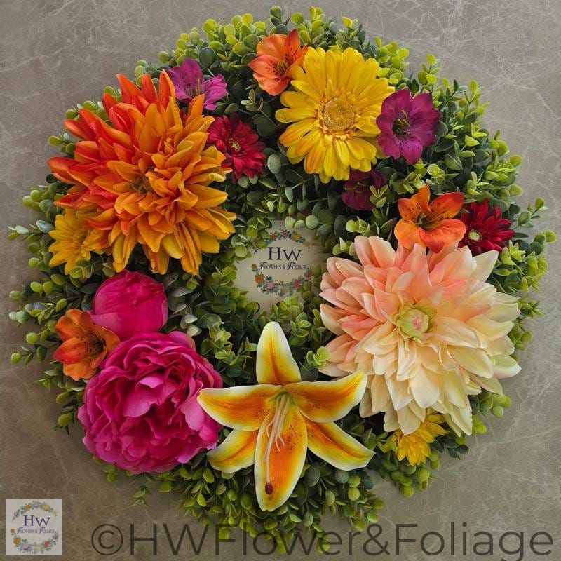 Vibrant Summer Wreath