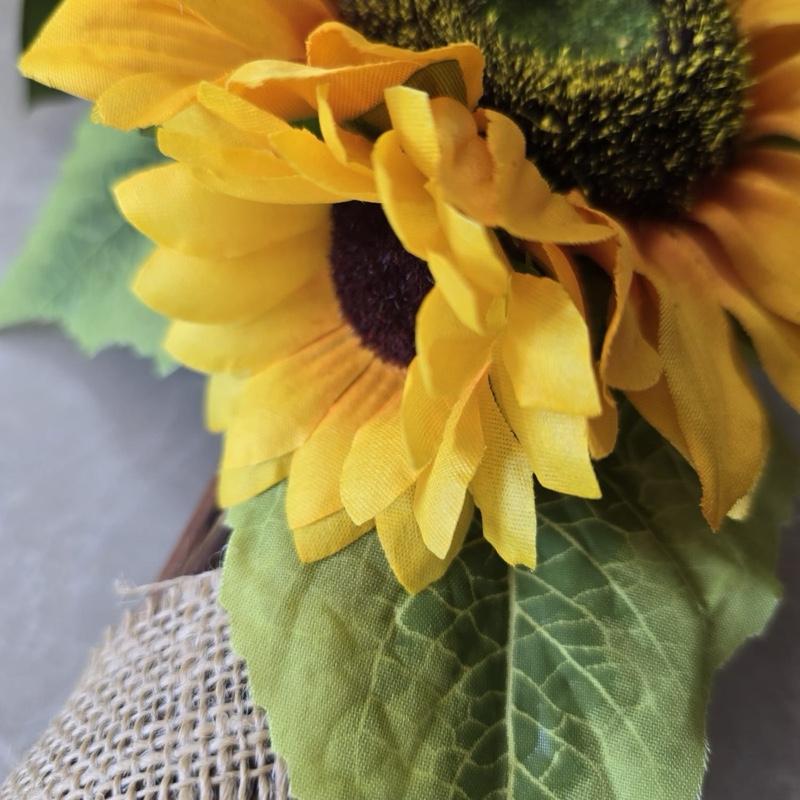 Sunflower Kiss Wreath
