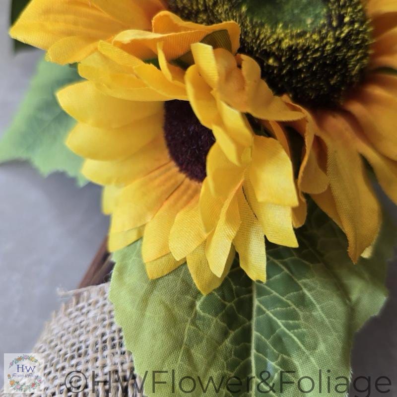 Sunflower Kiss Wreath