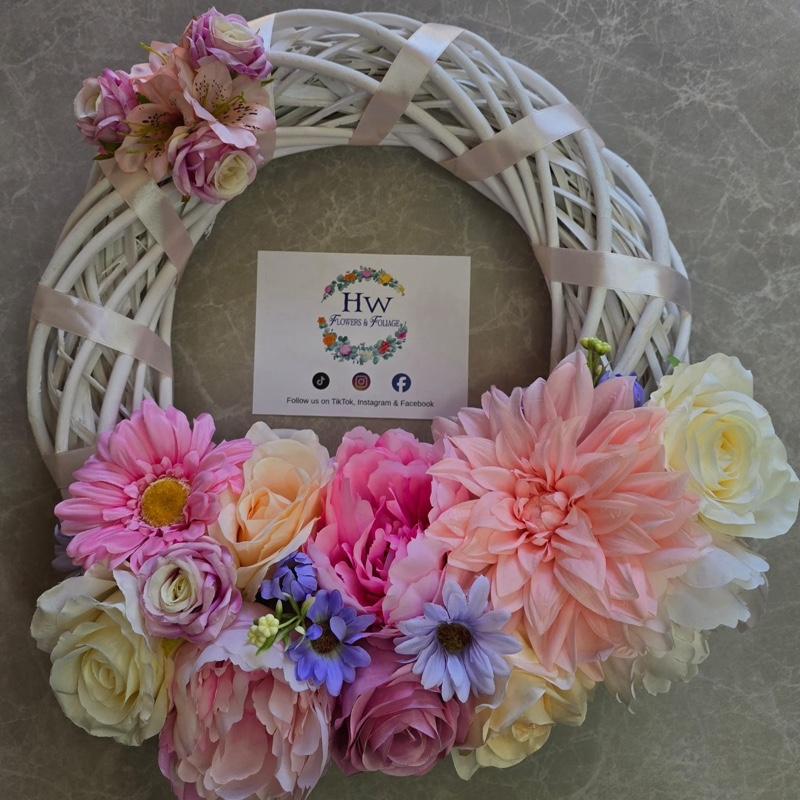 Pale Perfection Wreath