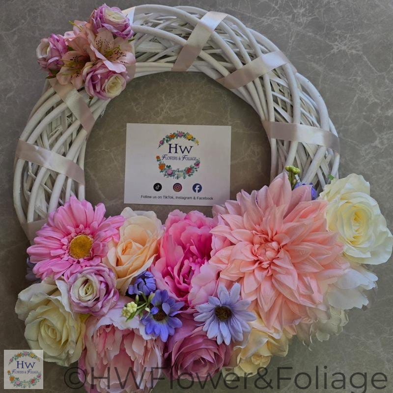 Pale Perfection Wreath
