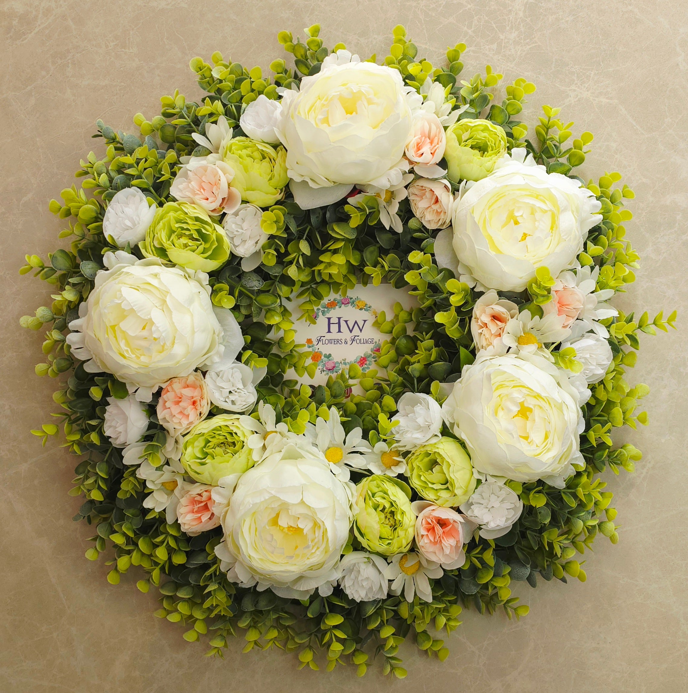 Peony Parade Wreath