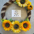 Sunflower Kiss Wreath